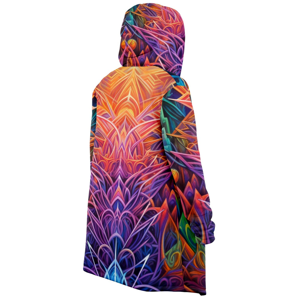 Dark and Light Skull Microfleece Cloak