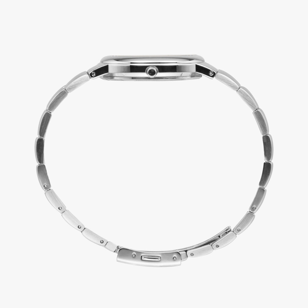 Escherbrot Diamond Steel Strap Quartz watch | Dylan Thomas Brooks