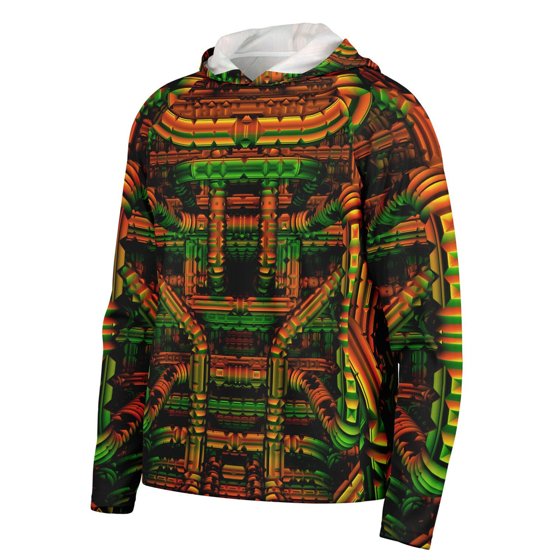 ACIDCOASTER Men's Long Sleeve Hooded Performance Shirt