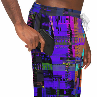 PURPLE GLITCH Athletic Jogger - HUBERT S