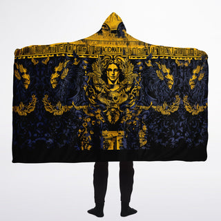 GOLDEN GUCCI Hooded Blanket Sherpa