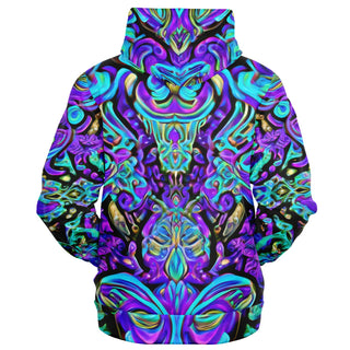 MYSTIC SWIRL Fashion Zip-Up Hoodie
