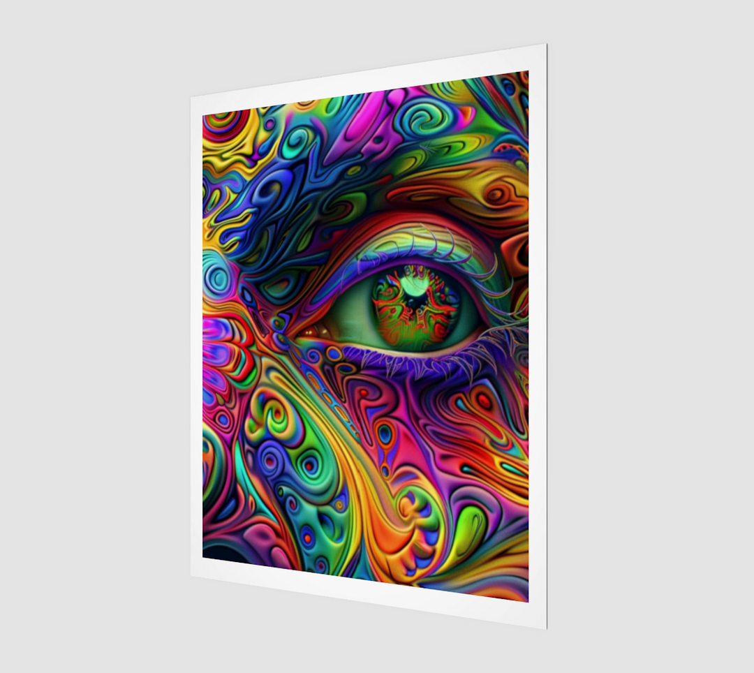 PSY EYE PRINT | ACIDMATH AI