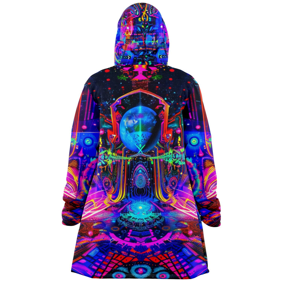 DEEP COSMOS Microfleece Cloak - ACIDMATH AI