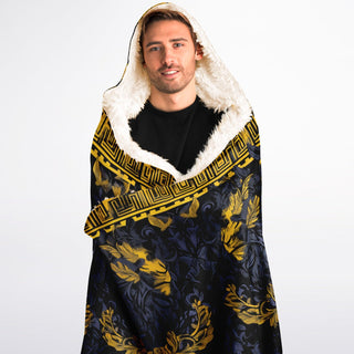 GOLDEN GUCCI Hooded Blanket Sherpa