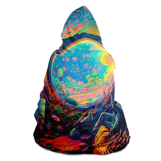SOLO VIBES Hooded Blanket | ACIDMATH AI