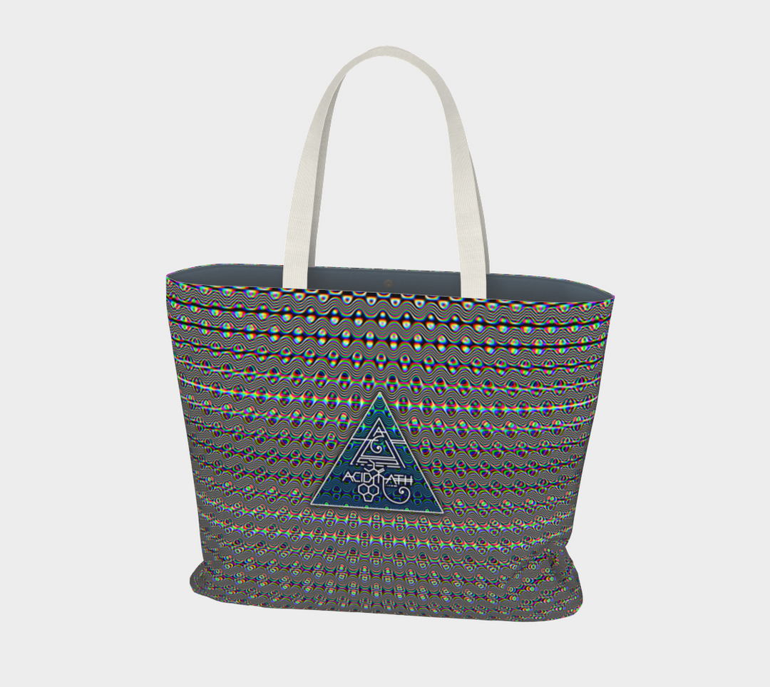 AcidMath Psych Waves | Tote Bage | PatternNerd