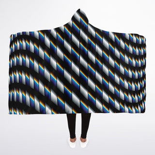 WARPED Hooded Blanket Sherpa - AUSTIN BLAKE