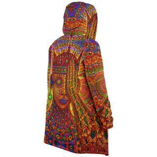 OVERCOOKED Microfleece Cloak - SALVIA DROID