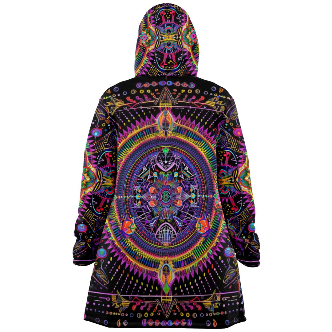 Mandala Microfleece Cloak - Acidmath AI