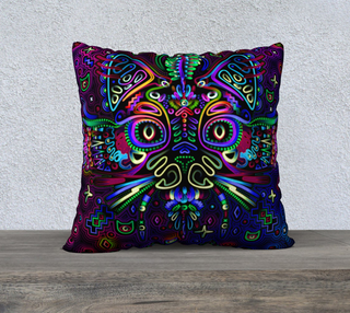 MYSTIC CAT 22" x 22" Pillow Case  | TAS