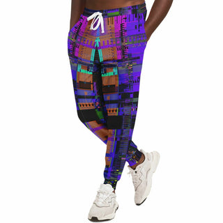 PURPLE GLITCH Athletic Jogger - HUBERT S