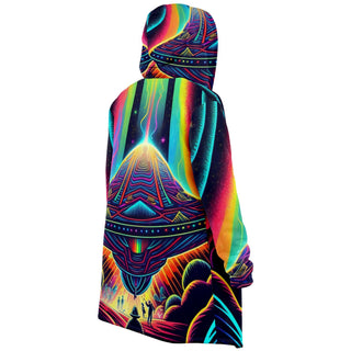 VISITORS Microfleece Cloak -PSYCHEDELIC POUR HOUSE