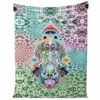 BUTTERFLY Premium Microfleece Blanket - SALVIA DROID