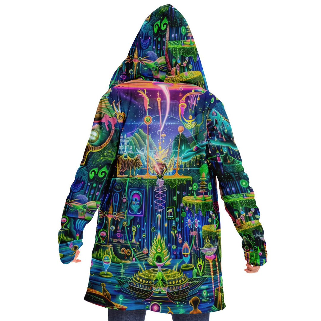 MOTHER AYA Microfleece Cloak - ACIDMATH AI