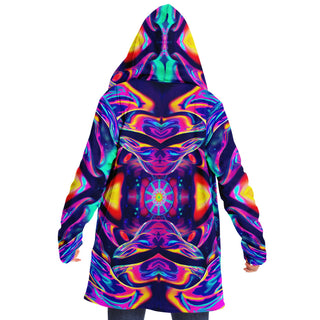 GALACTIC SPLASH Microfleece Cloak - Psychedelic Pour House