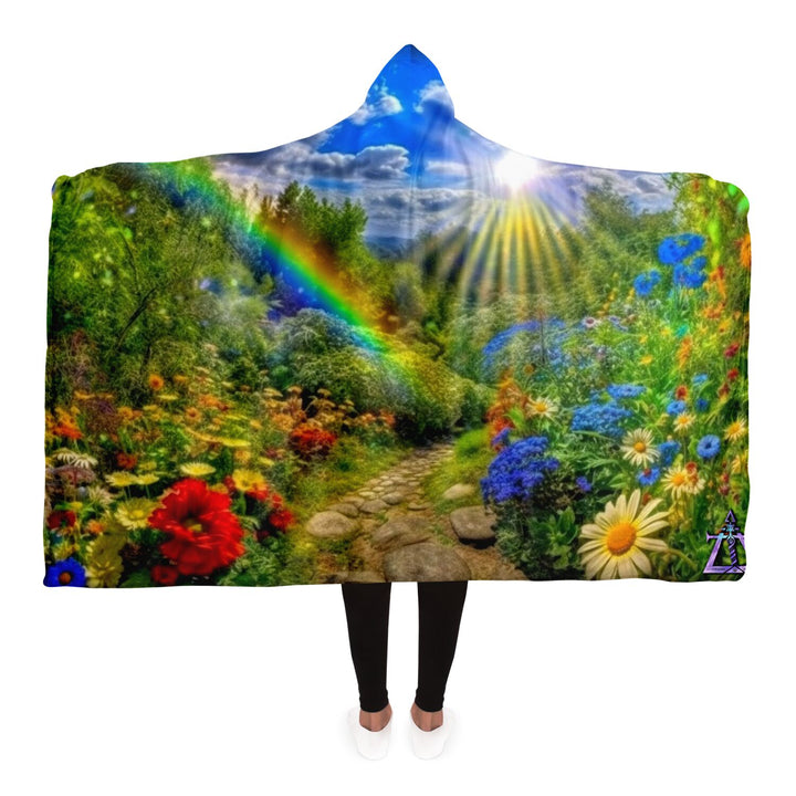 SUNNY DAY Hooded Blanket | ACIDMATH AI