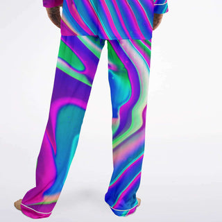 TANGERINE Men's Satin Pajamas  | Psychedelic Pour House