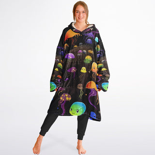 JELLYFISH CUTIES Snug Hoodie Economy -ACIDMATH AI