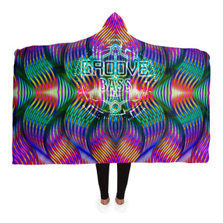 aya pattern GNB Hooded Blanket - AOP