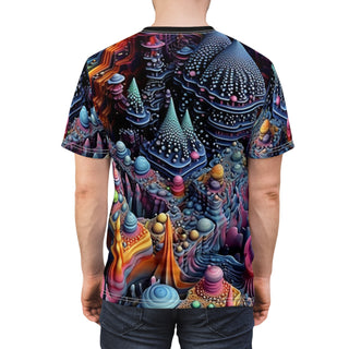 PLAYGROUND Unisex Cut & Sew Tee (AOP) | ACIDMATH AI