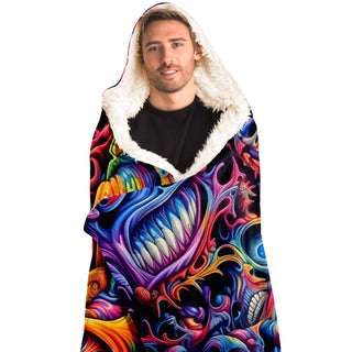 TRIPPIN Hooded Blanket - ACIDMATH AI