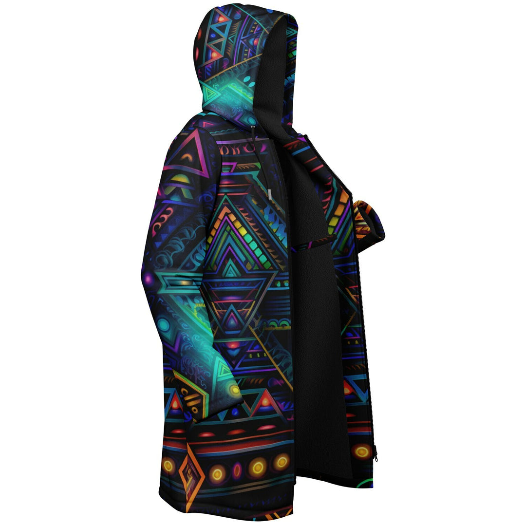 CYBER NIGHTS Zipper Cloak - ACIDMATH AI