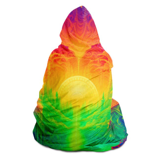 NEON LAND Hooded Blanket - SALVIA DROID X ACIDMATH AI