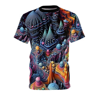 PLAYGROUND Unisex Cut & Sew Tee (AOP) | ACIDMATH AI