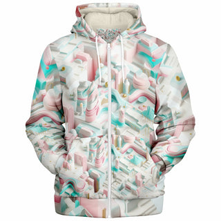 KETAMINE TETRIS Microfleece Ziphoodie