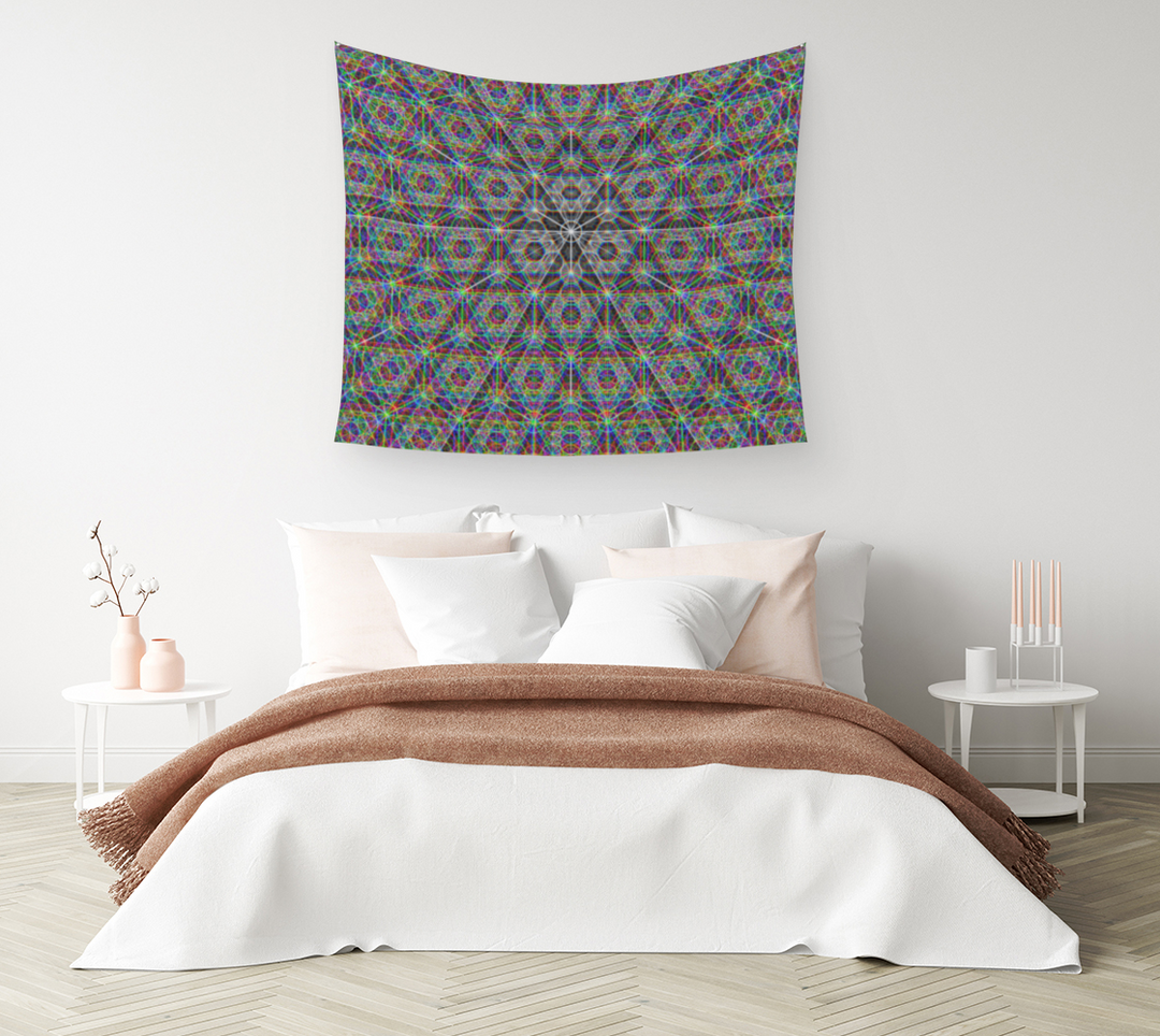 Metatrons Chromatic | Wall Tapestry | PatternNerd