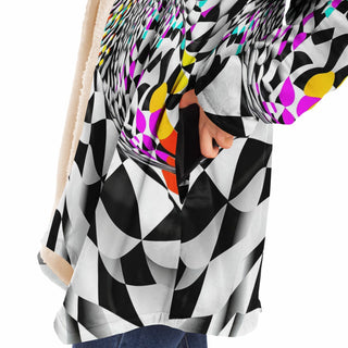 OPTICAL ILLUSIONS Microfleece Cloak
