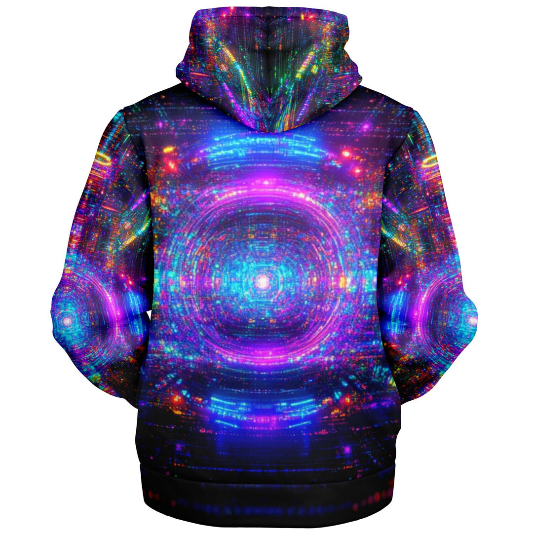 ZOOMER Microfleece Ziphoodie - ACIDMATH AI