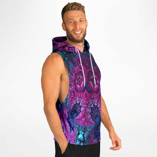 PSYBOX Fashion Drop Armhole Hoodie - FRACTUALLY