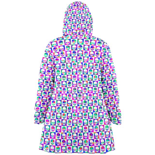 PSY SKULL Microfleece Cloak - AOP | ARTDESIGNWORKS