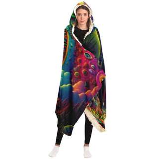 BEAUTY DAY Hooded Blanket - AOP | ACIDAMTH AI