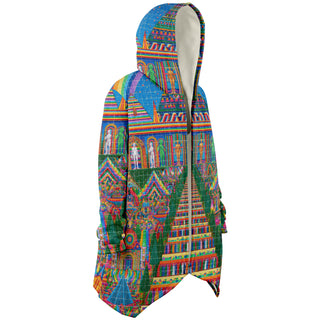 BLOTTER TEMPLE Microfleece Cloak