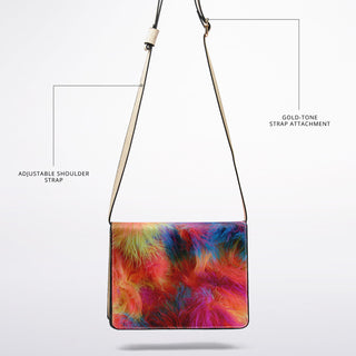 FLUFFLES Crossbody Flap Bag