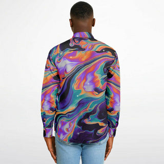 TEMPEST Long Sleeve Button Down Shirt - AOP | MALA VIDA