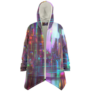 GLASS SHINE Microfleece Cloak