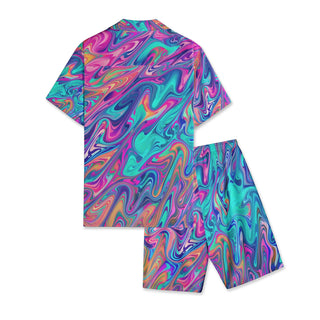 SPLASH Men's All-Over-Print Hawiian Shirt Sets Artdesignworks