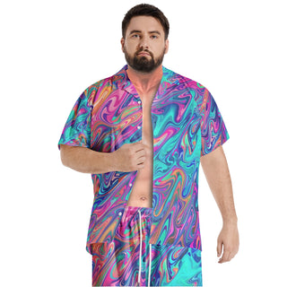 SPLASH Men's All-Over-Print Hawiian Shirt Sets Artdesignworks