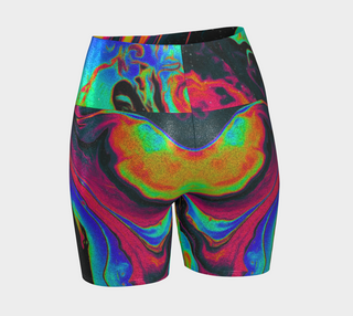 BATS IN THE ATTIC YOGA SHORTS | MALA VIDA