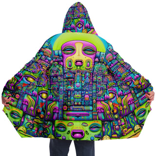 JUICY FRUIT Microfleece Cloak - ACIDMATH AI