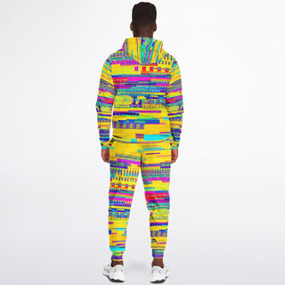GLITCH SUBMARINE Fashion Ziphoodie & Jogger - AOP | ARTDESIGNWORKS