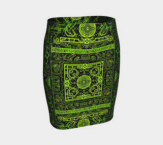 NEON GREENS FITTED SKIRT