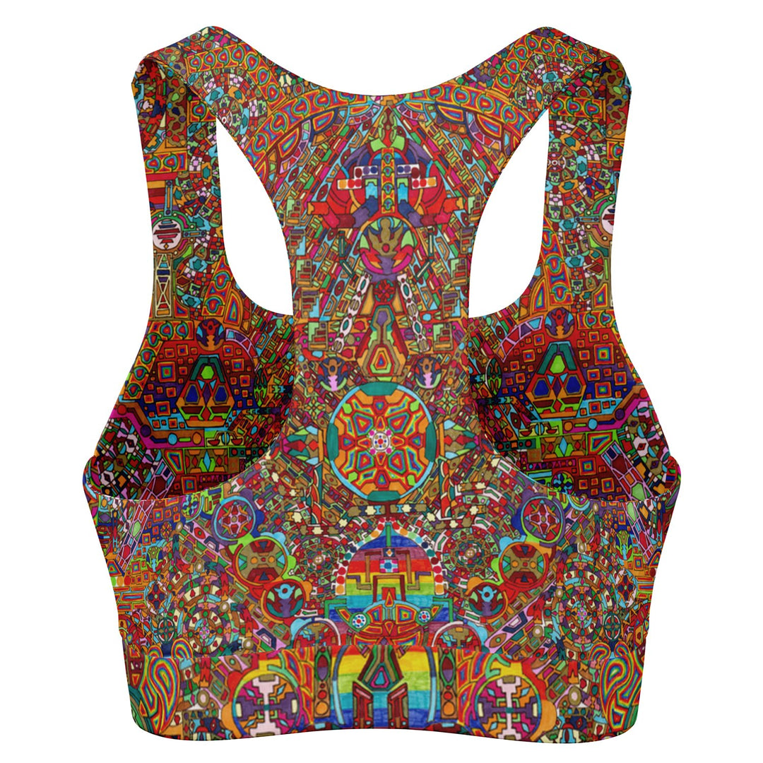 MANDALA Padded Sports Bra - LACHLAN WARDLAW