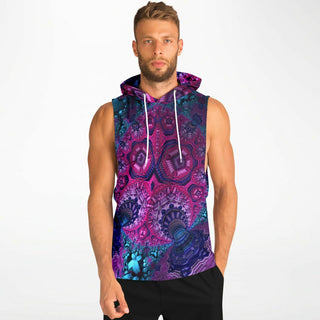 PSYBOX Fashion Drop Armhole Hoodie - FRACTUALLY