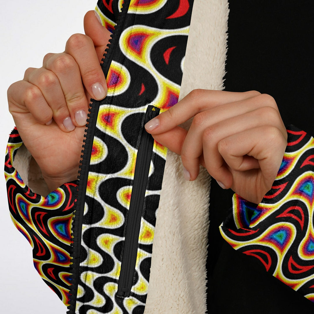 SWIRLS Zipper Cloak - ROB MACK