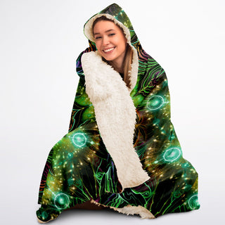 GREENDALA Hooded Blanket Sherpa